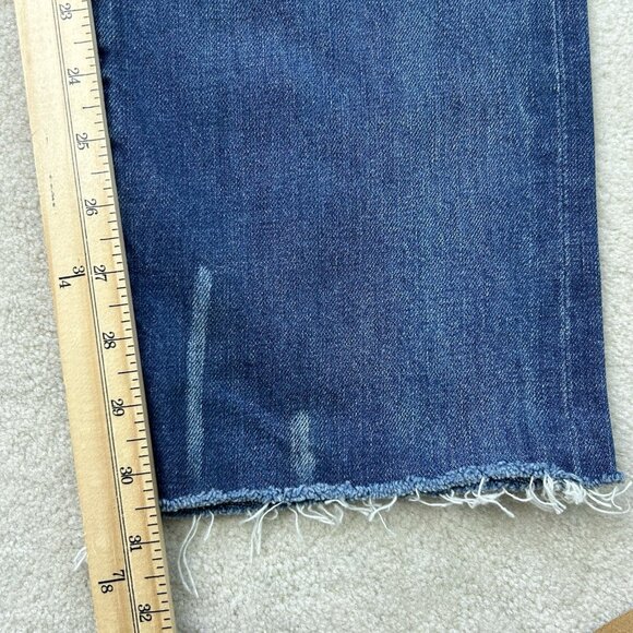 Levis Women’s 26 701 LVC 1950 Selvedge Jean High Waist Patchwork Big E Denim - Picture 14 of 14